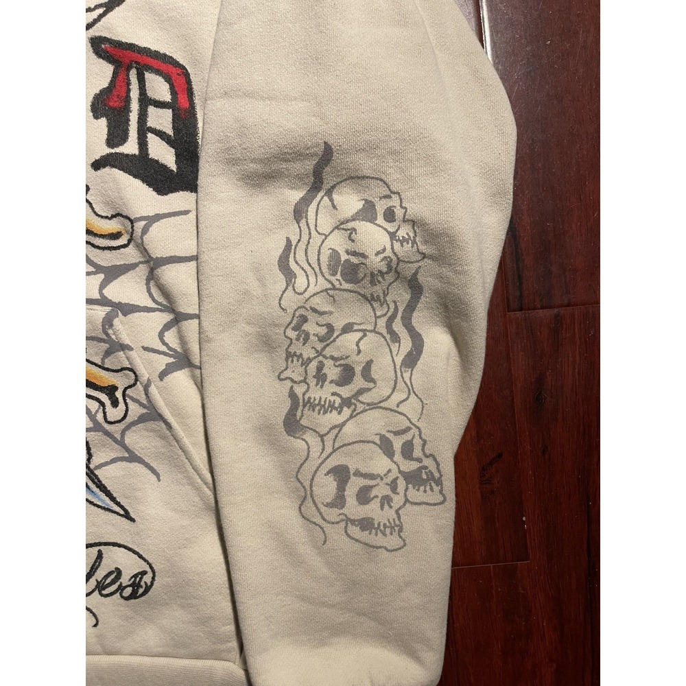 Rolling Loud Los Angeles 2025 TATTOO IVORY LINEUP HOODIE Size XL Preowned - Picture 4 of 11